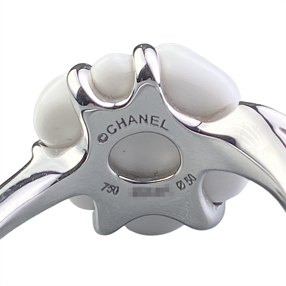【中古】CHANEL シャネル ウルトラ リング 750WG / セラミック #9【質屋】【代引き手数料無料】_画像7