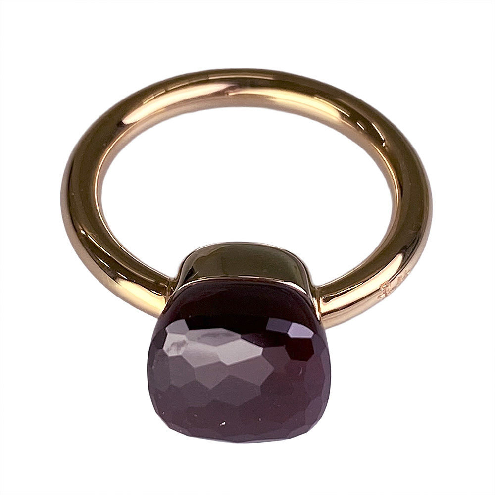 【中古】Pomellato ポメラート ガーネット ヌードリング 750PG ガーネット #55【質屋】【代引き手数料無料】_画像5