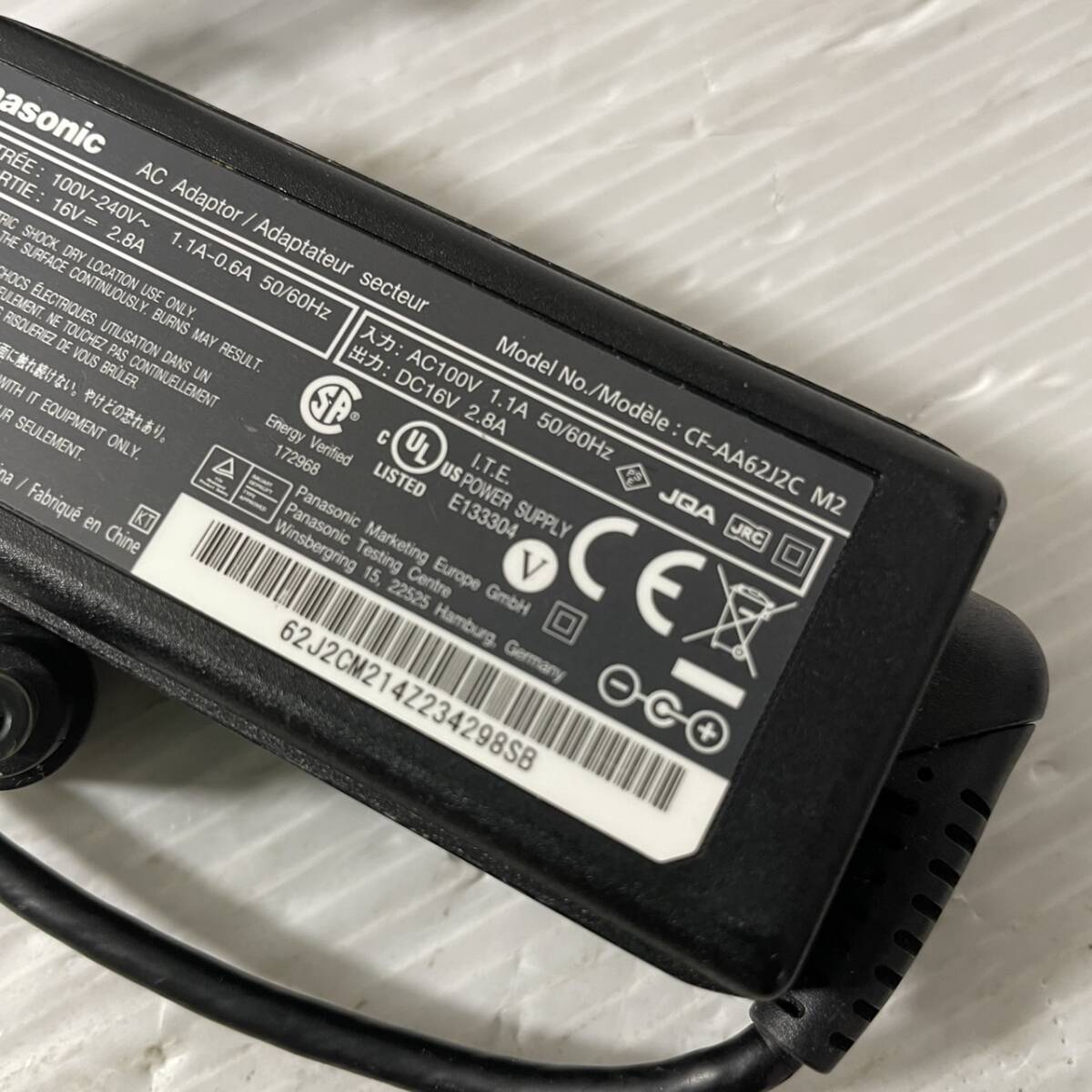 Panasonicパナソニック純正 CF-AA62J2C M2 ACアダプタ 16V 2.8A 送料込み価格で安心
