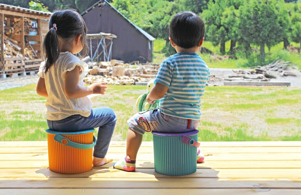 八幡化成 フタ付きバケツ オムニウッティ ホワイト mini 4L sceltevie omnioutil ニュートラル 236375_画像7