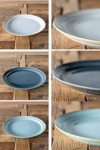 TAMAKI プレートL ヒナタ HINATA グレー 直径16.1×高さ1.8cm 電子レンジ・食洗機対応 T-941928_画像2