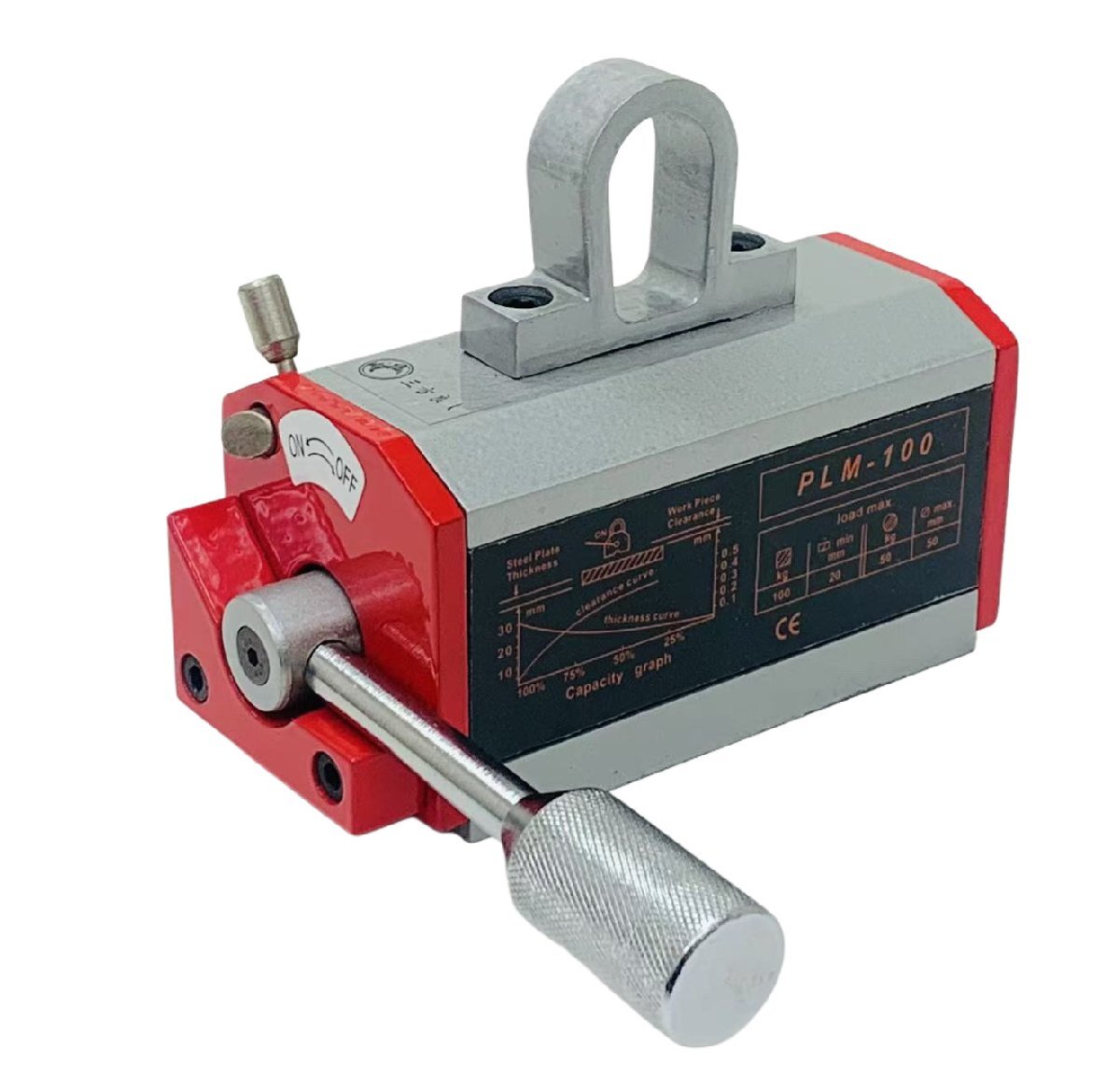 三方良し 新型 リフティングマグネット リフマグ 100kg 永磁リフマ マグネットリフター超強力! 永久磁石 電源不要 ウィンチ 運搬 荷物 昇降