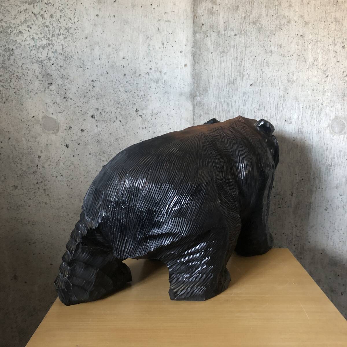木彫りの熊 アイヌ 旭川 白老 美品 柴崎重行 木彫 木彫りの熊 アイヌ 旭川 白老 美品 柴崎重行 木彫 木彫りの熊