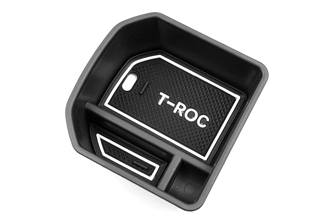 VW T-ROC Tロック アームレスト 小物入れ セカンダリ ストレージ・ホワイト_画像3