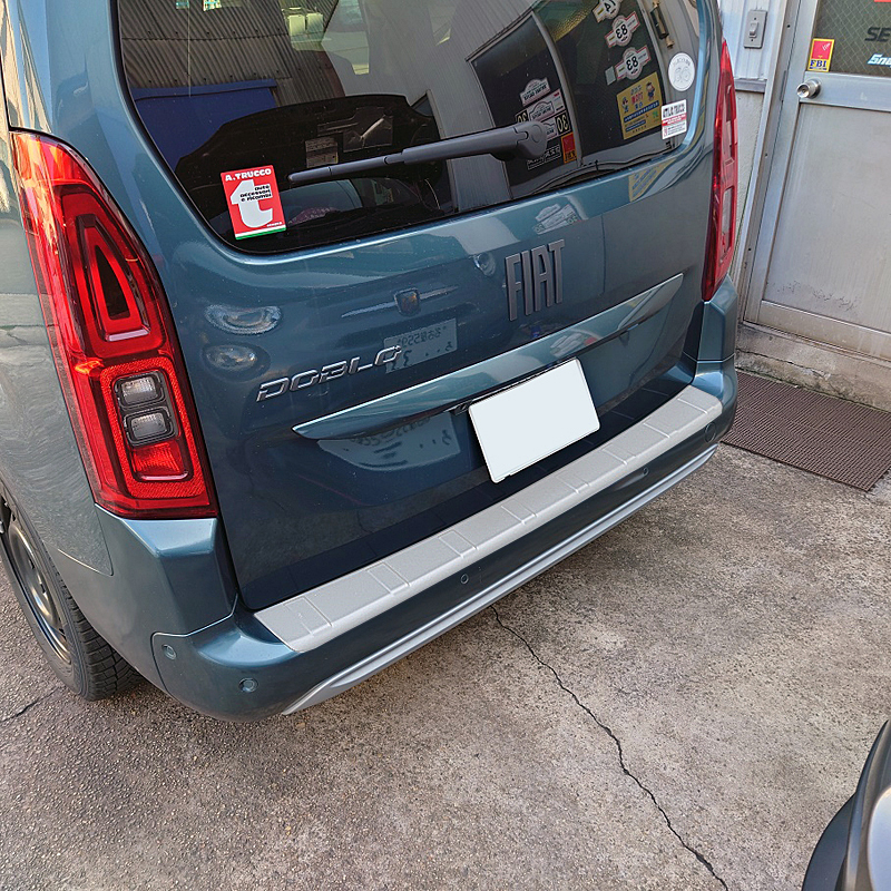 プジョー リフター RIFTER用 RGM リアバンパーガード プロテクター・シルバー PEUGEOT_画像3