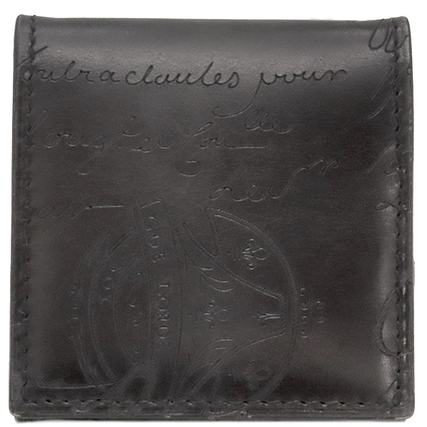 ベルルッティ コインケース オリジンスクリット レザーコインパース レザー ブラック 黒 小銭入れ カリグラフィ_画像1