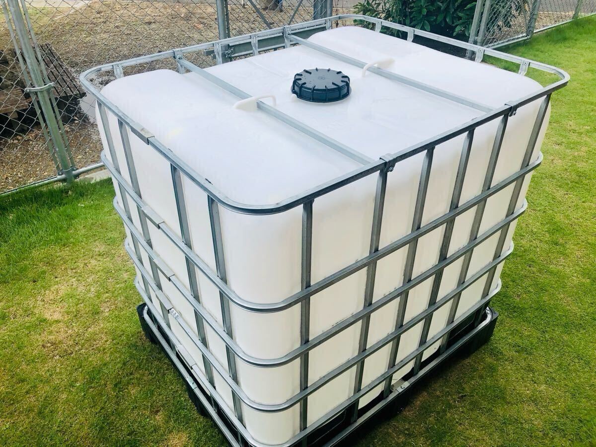 【美品洗浄済】1000L 貯水タンク IBCコンテナ 雨水災害備蓄 農業・工業用 美品・洗浄済】1000L 貯水タンク IBCコンテナ 雨水タンク 災害