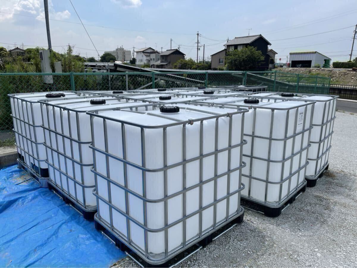 【美品洗浄済】1000L 貯水タンク IBCコンテナ 雨水災害備蓄 農業・工業用 美品・洗浄済】1000L 貯水タンク IBCコンテナ 雨水タンク 災害
