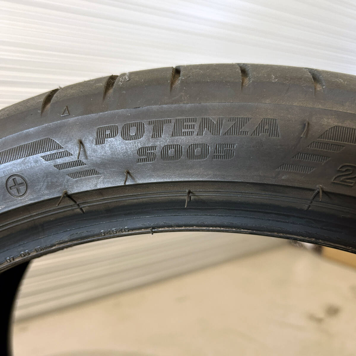 ブリヂストン ポテンザ S005 235/35R19 室内保管 【4本セット】_画像7