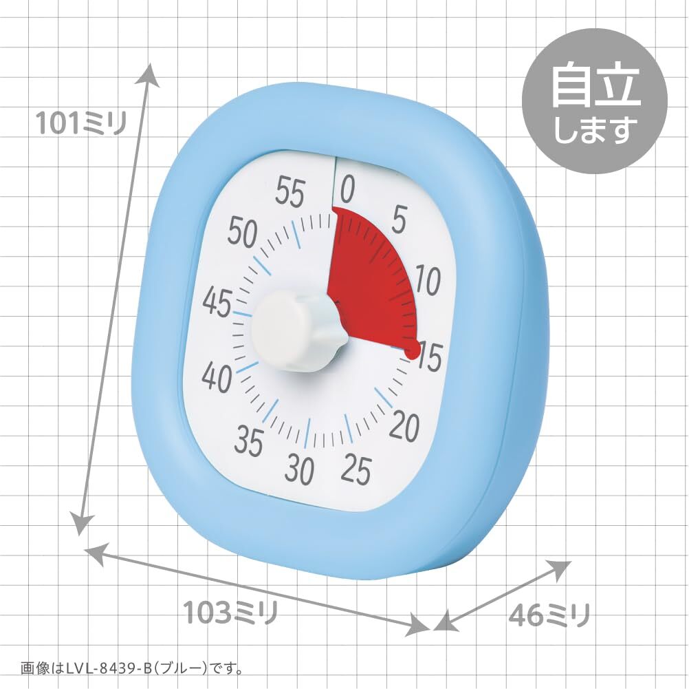 ソニック タイマー トキ・サポ 時っ感タイマー 10cm ホワイト LVL-8439-W_画像7