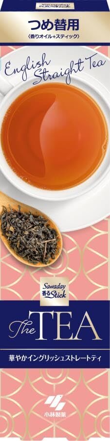 サワデー香るスティック 【紅茶の香りのお部屋用芳香剤 】 The TEA 華やかストレートティ 詰め替え用 70ml ×1個 [ 小林製薬 ]_画像1