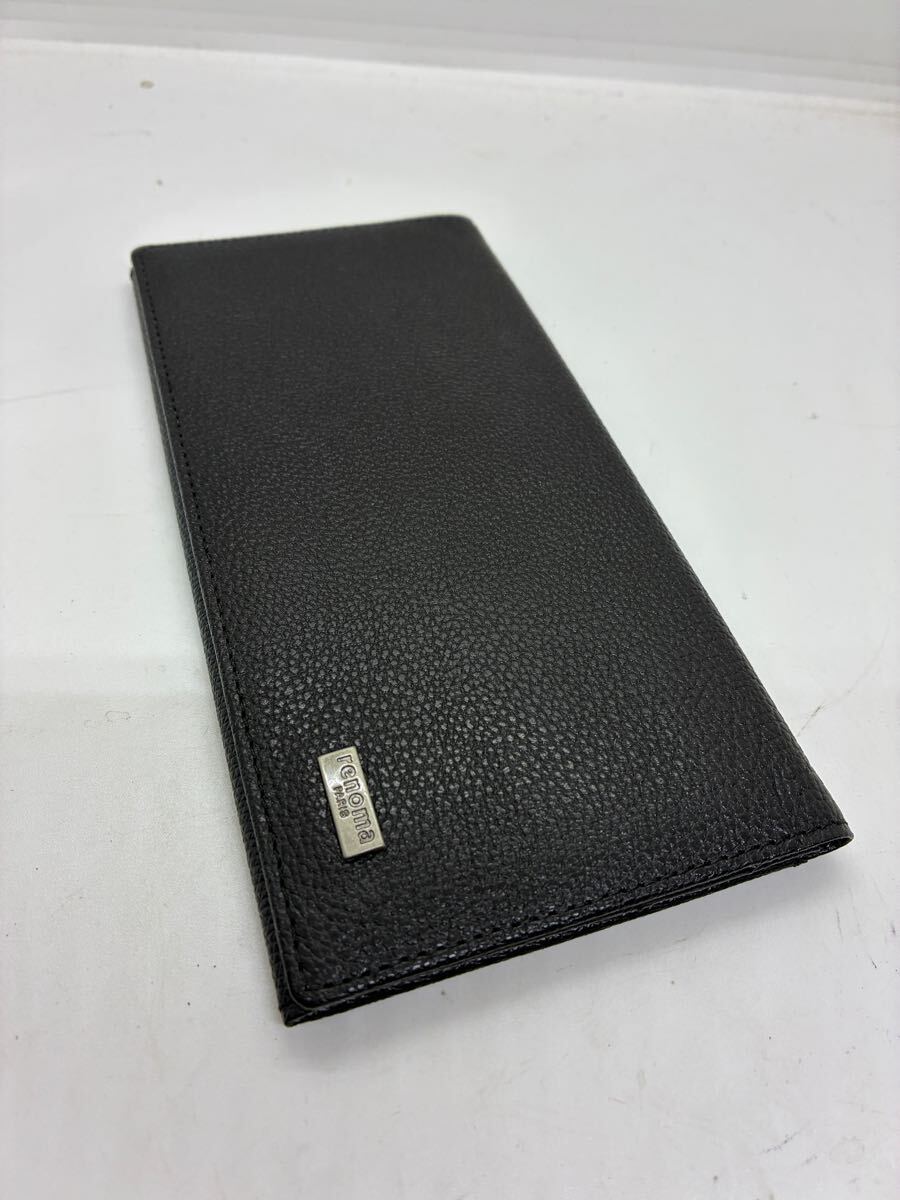 renoma レノマ 長財布 レザー 札入れ ブラック