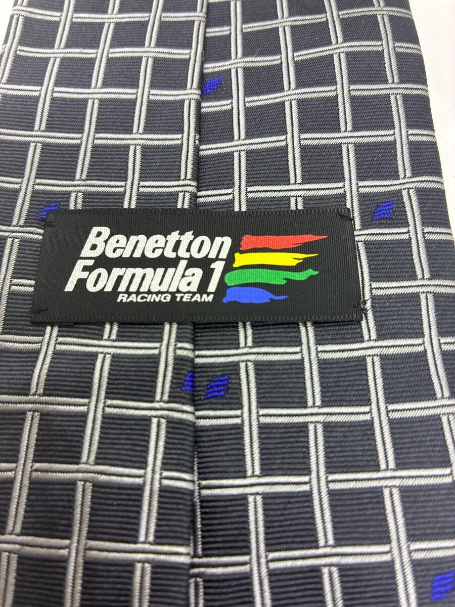 benetton formula1 ネクタイ シルク100 ベネトン