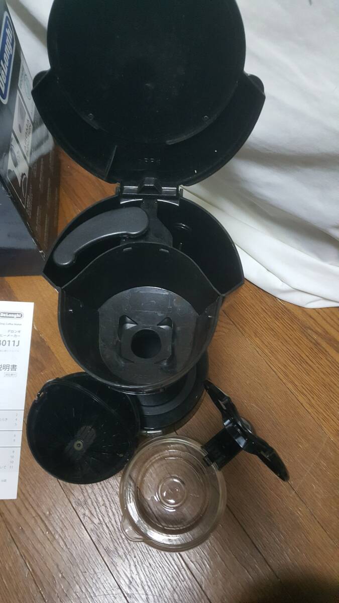 【家電】 DeLonghi デロンギ ドリップコーヒーメーカー ICM14011J コーヒーメーカー 通電確認済み_画像8