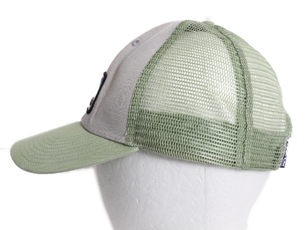 パタゴニア ショップ ステッカー トラッカー ハット フリーサイズ 帽子 / 19年製 アウトドア メッシュ ベースボール キャップ ワンポイント_画像3