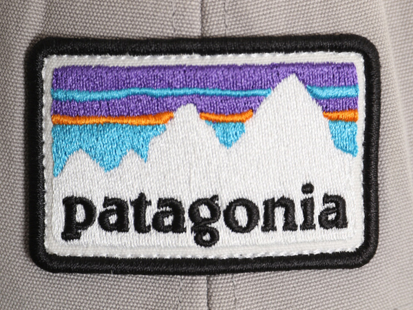 パタゴニア ショップ ステッカー トラッカー ハット フリーサイズ 帽子 / 19年製 アウトドア メッシュ ベースボール キャップ ワンポイント_画像6