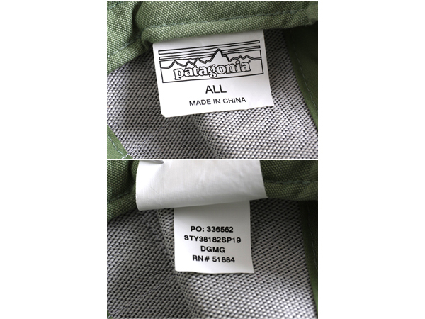 パタゴニア ショップ ステッカー トラッカー ハット フリーサイズ 帽子 / 19年製 アウトドア メッシュ ベースボール キャップ ワンポイント_画像9