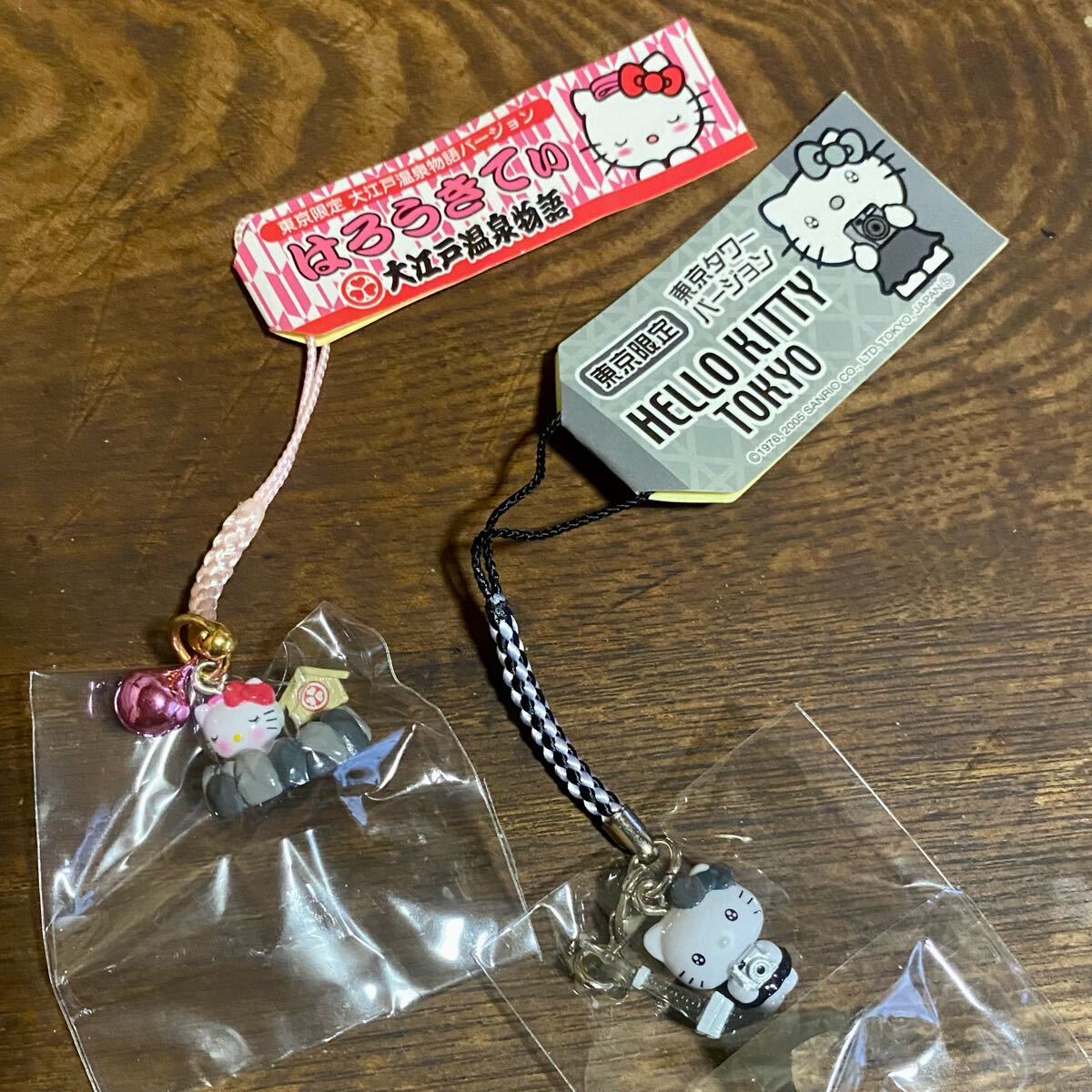 キティ 根付け kitty 東京 3点セット 原宿 渋谷 東京タワー モノクロ キティ 根付け kitty 東京 3点セット 原宿 渋谷 東京タワー