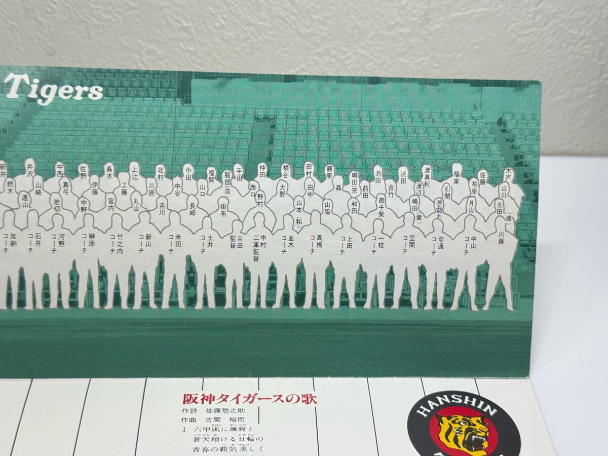 阪神タイガース 1986年 ナイン一丸 めざせV2 テレホンカード 50度数 レトログッズ 阪神ファン必見！02_画像8