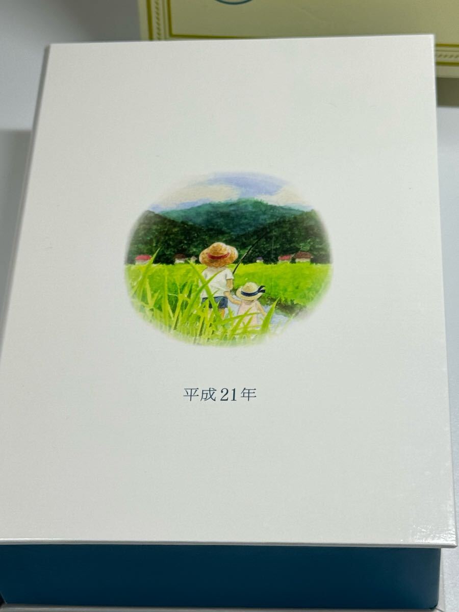 希少?美品】心のふるさと貨幣セット 平成21年 造幣局発行 オルゴール付き 記念コインセット
