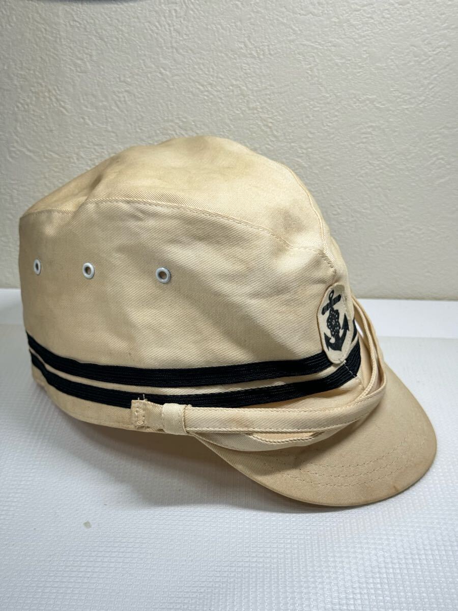 【貴重】大日本帝国海軍 略帽 旧日本軍 海軍軍帽　実物時代物 貴重】大日本帝国海軍 略帽 旧日本軍 海軍軍帽 実物時代物