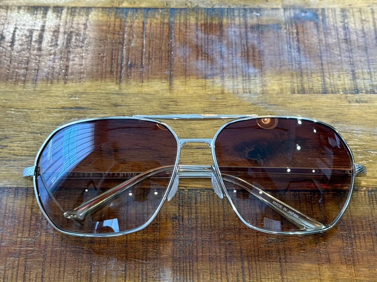 美品✨DITA FLIGHT TITANIUM ティアドロップ サングラス DITA FLIGHT.003 TITANIUM ディータ フライト.003 チタニウム