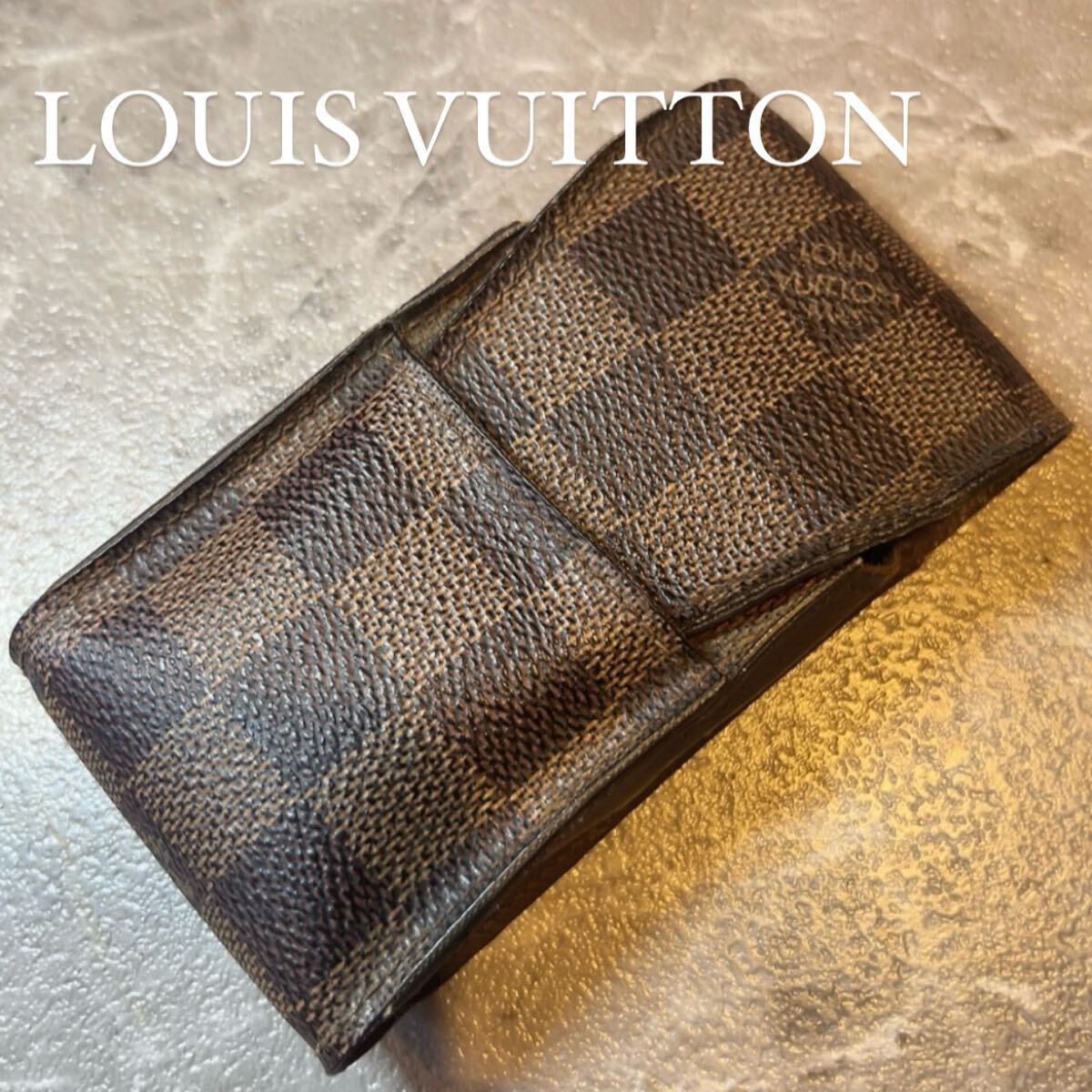 1EM14 LOUIS VUITTON シガレットケース 煙草 たばこ LV LOUIS VUITTON ルイヴィトン シガレットケース 煙草ケース