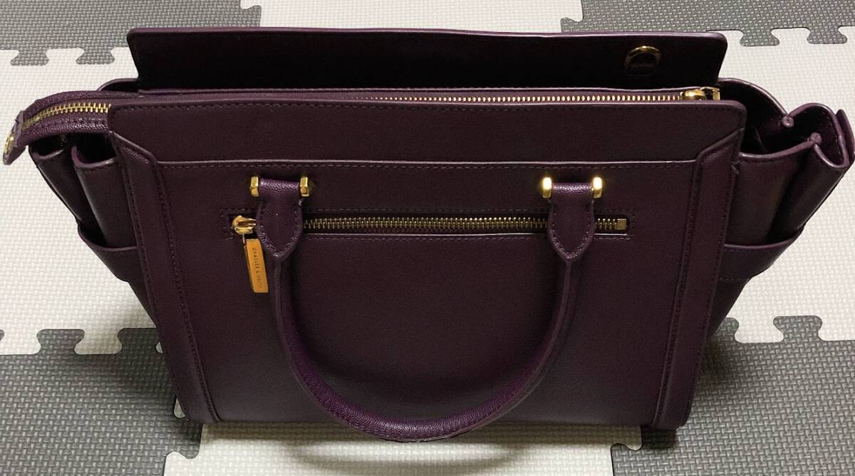 CHARLES＆KEITH チャールズ＆キース ハンドバッグ ショルダーバッグ 中古品 チャールズアンドキース_画像8