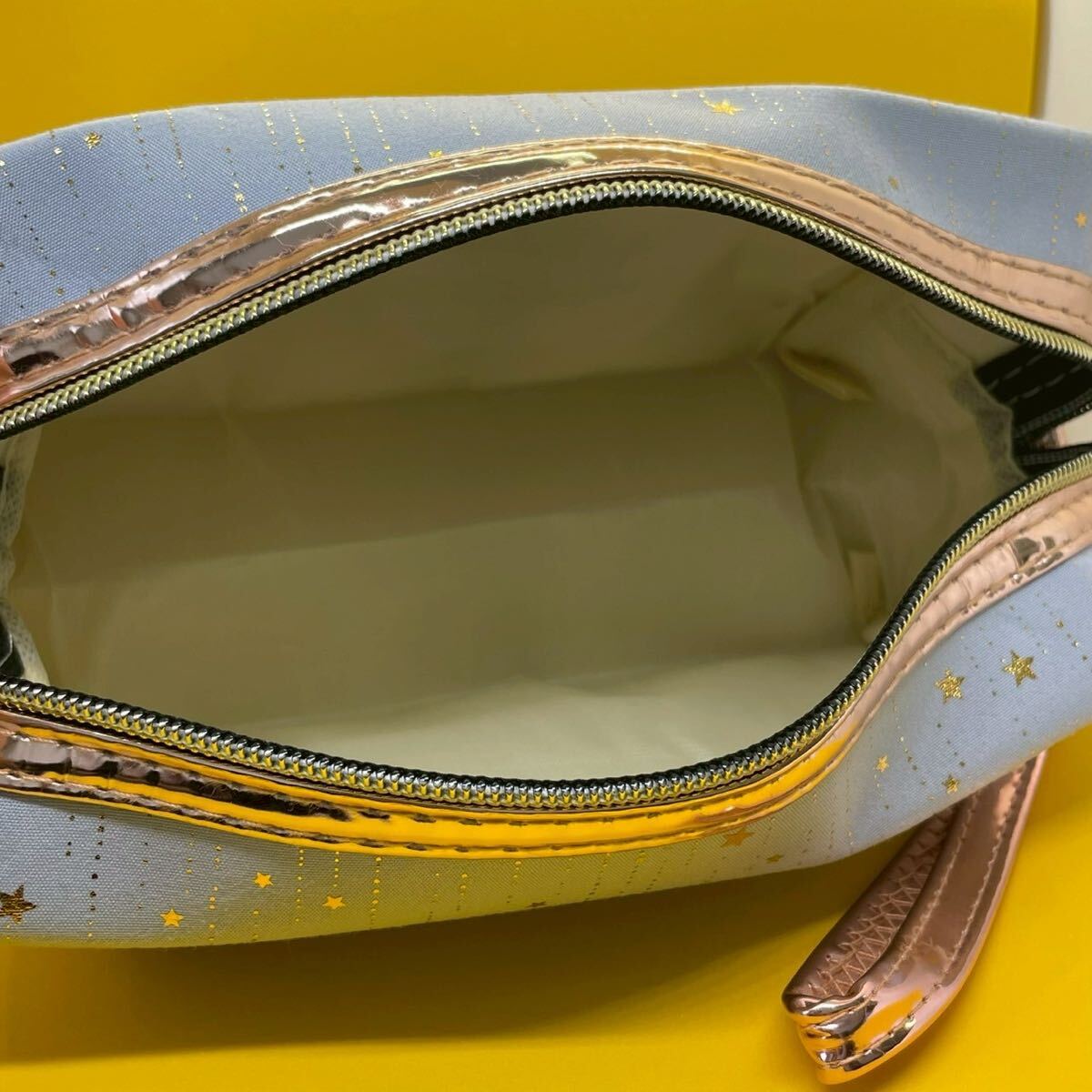 【新品未使用】SNOOPY スヌーピー ウッドストック　ポーチ　ライトブルー_画像9