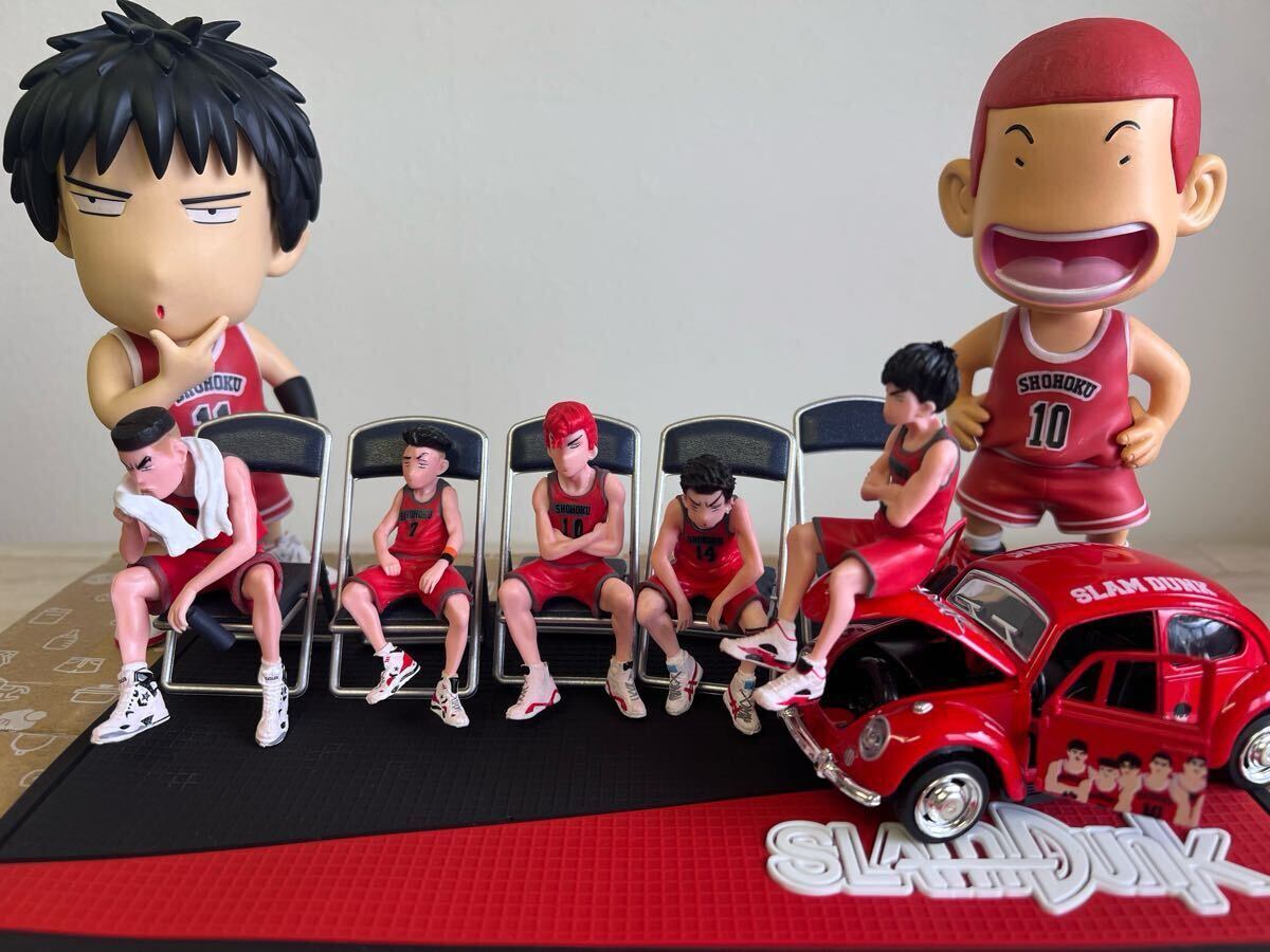 スラムダンク SLAMDUNK フィギュアコレクション フィギュア 7体セット 新品未使用】スラムダンク SLAMDUNK フィギュアセット 7体 カー