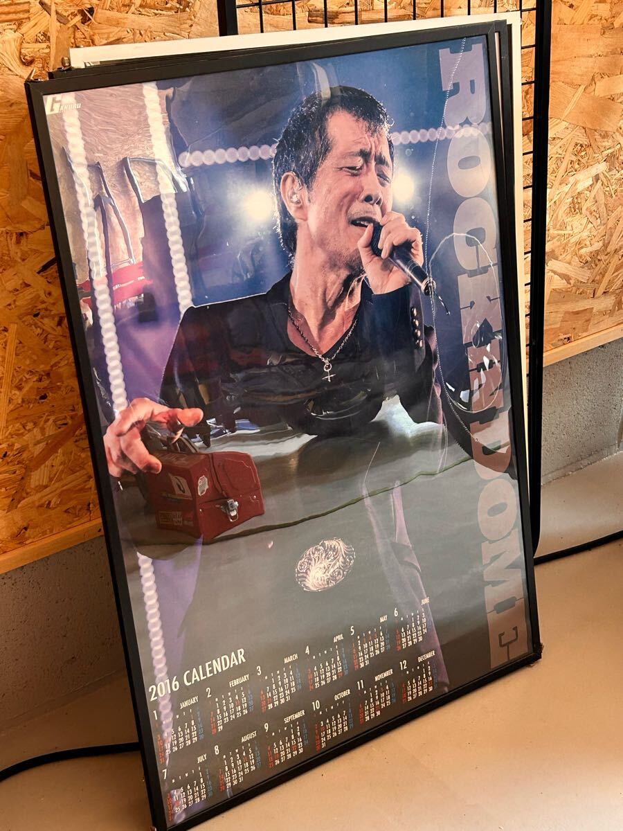 矢沢永吉 ポスター】7セット フレーム付き 矢沢永吉 ポスター】7