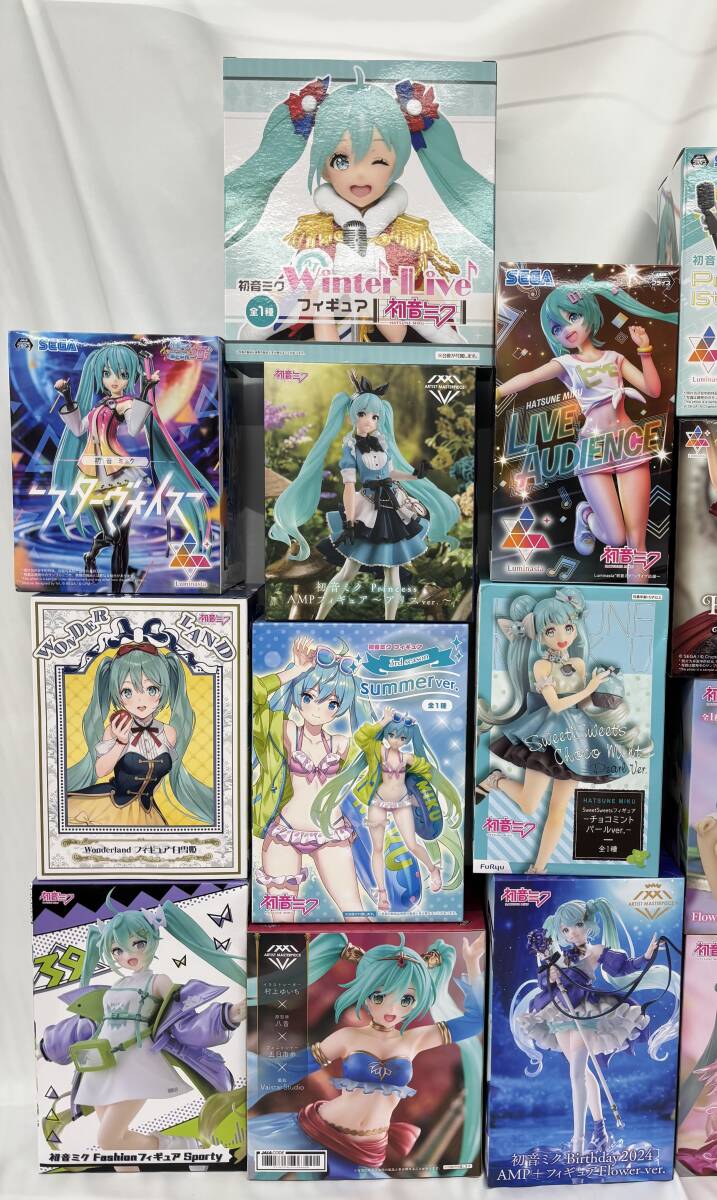 初音ミク プライズフィギュア まとめ売り 未開封】初音ミク プライズフィギュア まとめ売り 22個 VOCALOID