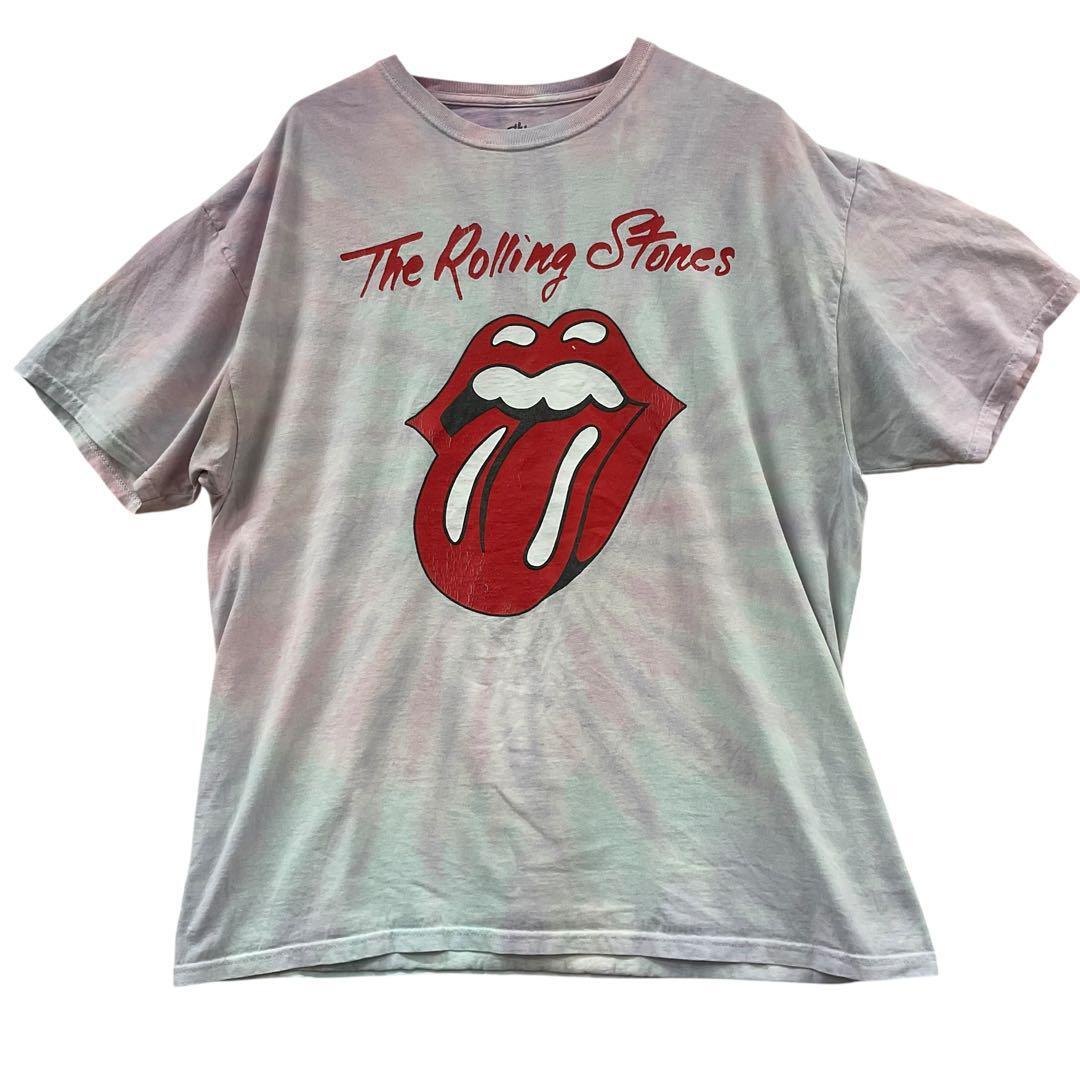 t*k様 tk様 ヴィンテージ ローリングストーンズ タイダイ バンドTシャツ ローリングストーンズ バンドTシャツ リップ＆タン タイダイ風