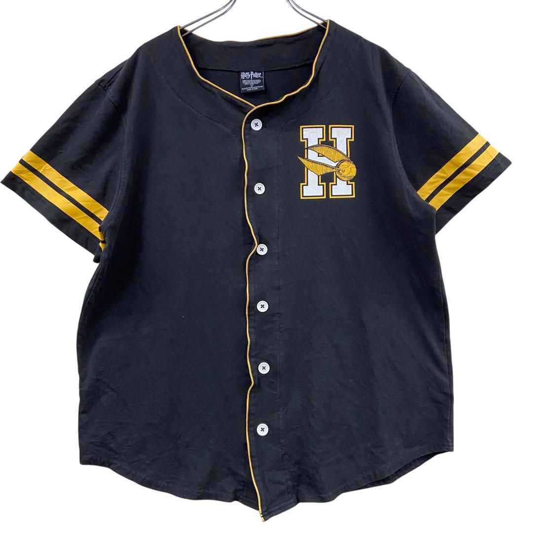  Harry *pota- Baseball рубашка способ чёрный XL бейсбол ho gwa-tsu[4919]