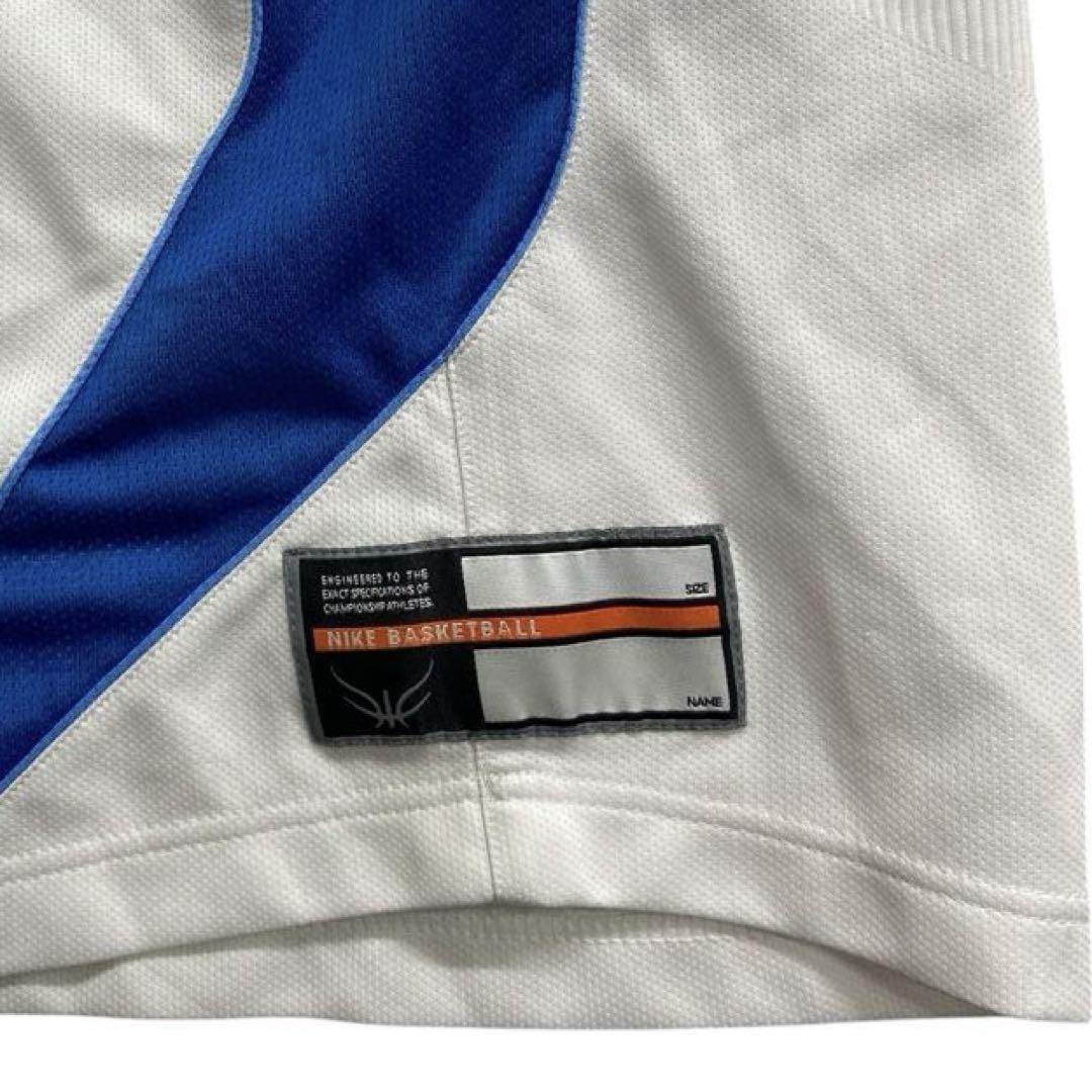 NIKE パリバスケットレーシング ユニフォーム　白/青　XXL　【4909】