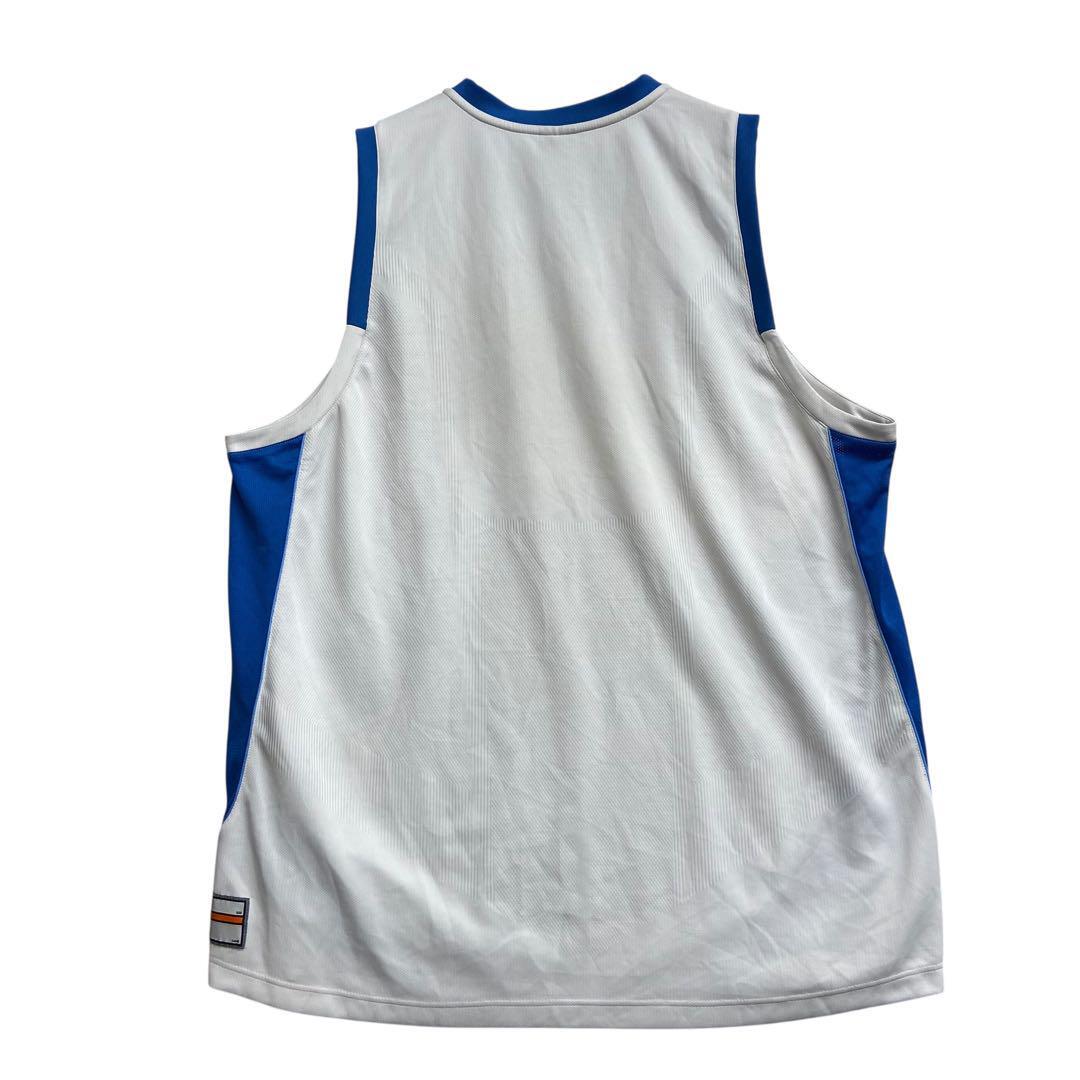 NIKE パリバスケットレーシング ユニフォーム　白/青　XXL　【4909】