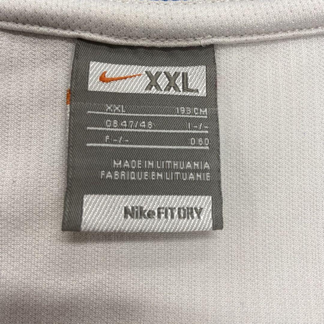 NIKE パリバスケットレーシング ユニフォーム　白/青　XXL　【4909】