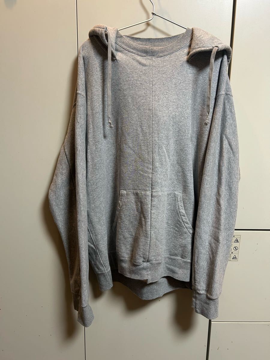 UNUSED スウェットパーカ フーディー グレー US1077_画像1