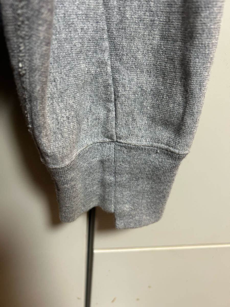 UNUSED スウェットパーカ フーディー グレー US1077_画像6