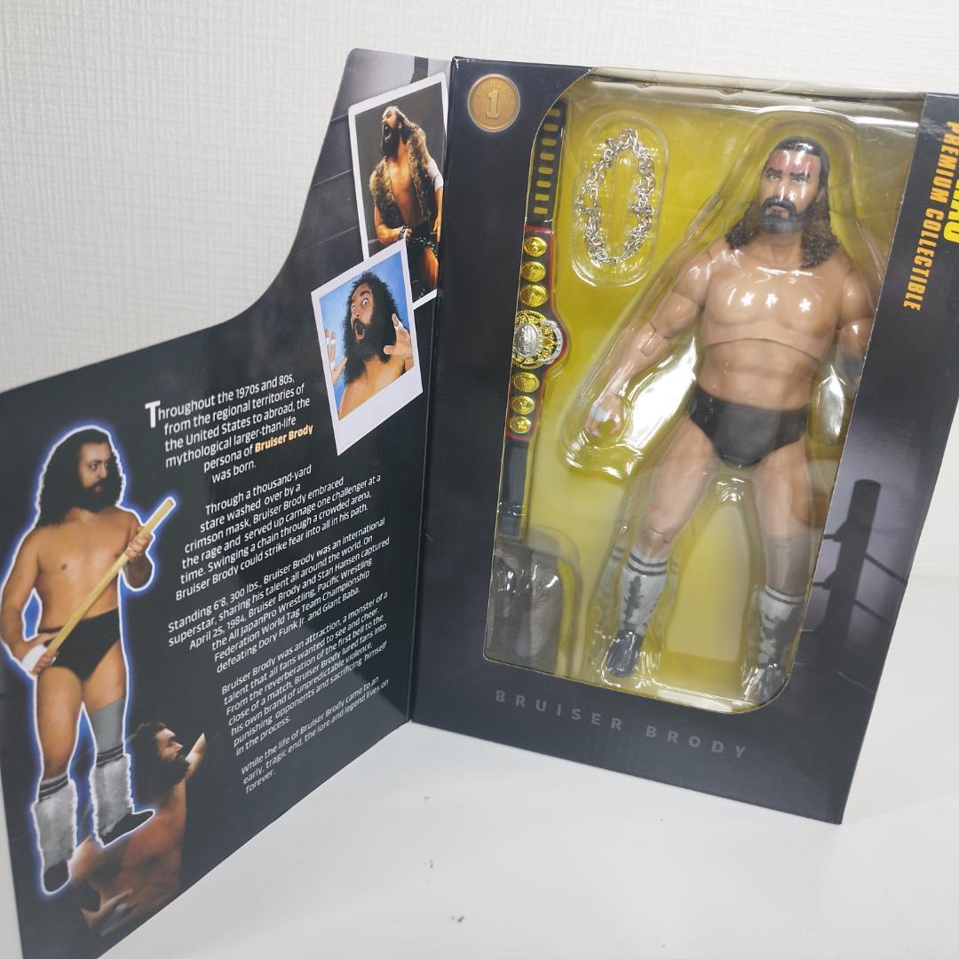 パウワータウン Bruiser Brody ブルーザー・ブロディ WWE ブルーザー ブロディ フィギュア 格闘技 新品 Bruiser Brody