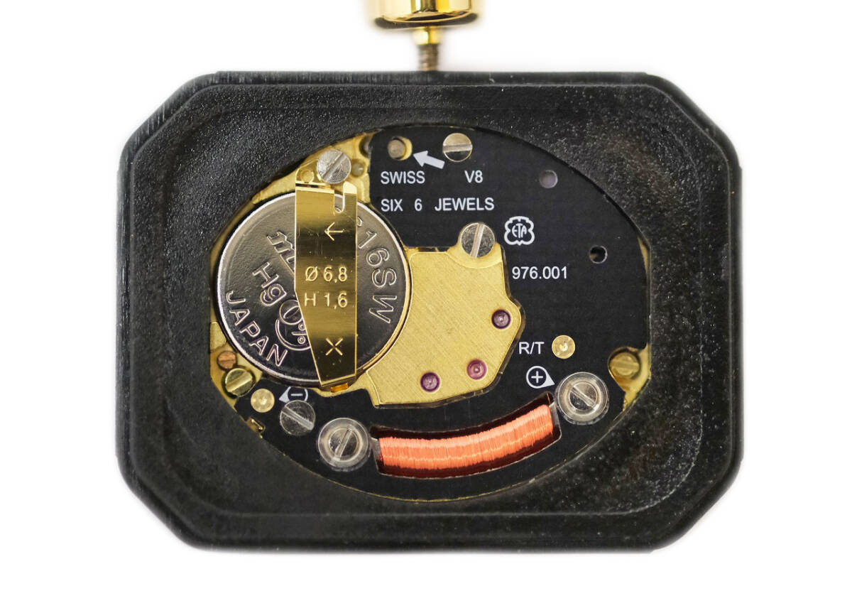 シャネル レディース プルミエール ムーブメント QZ Cal.976.001 ホワイトシェル文字盤 可動品_画像4