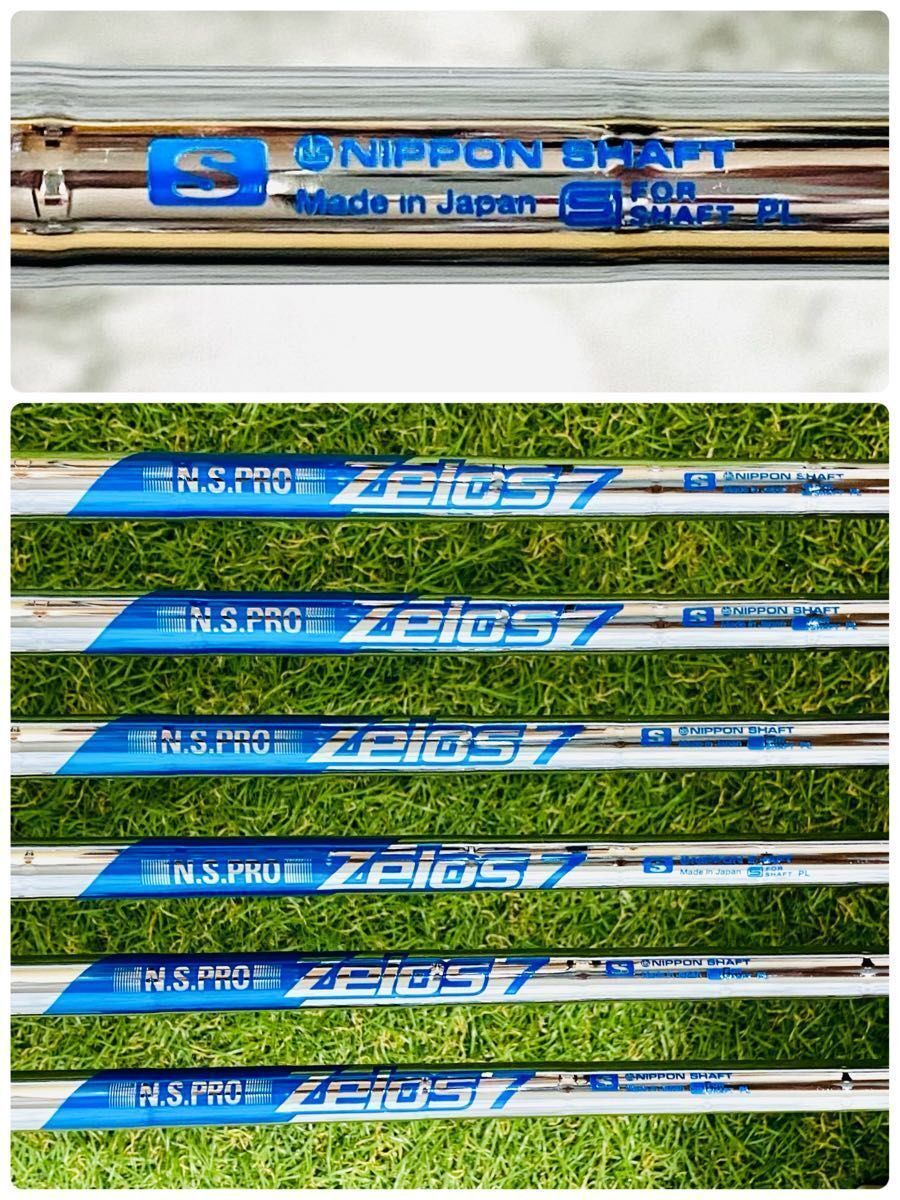 【良品】Callaway EPIC FORGED STAR キャロウェイ エピックフォージドスター メンズアイアンセット 6本 N.S.PRO Zelos 7 スチール S_画像9