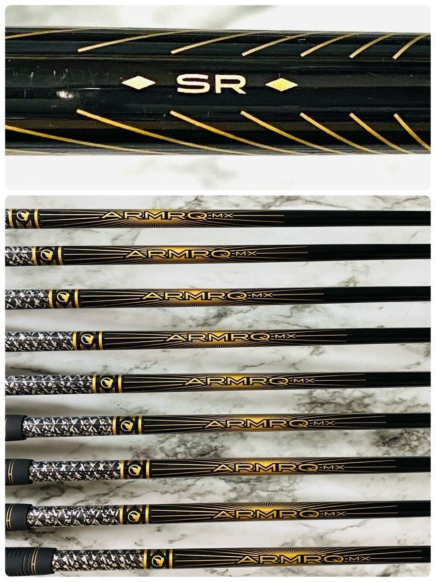 【最高級】豪華9本 HONMA BERES 08 BLACK ホンマ ベレス ブラック メンズアイアンセット ARMRQ MX カーボン SR
