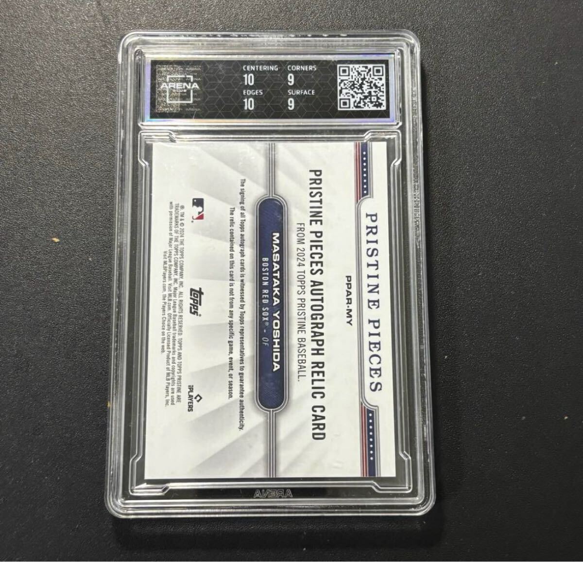 1枚限定級吉田正尚 直書きサイン×実着用ゲームユニホーム☆MLB