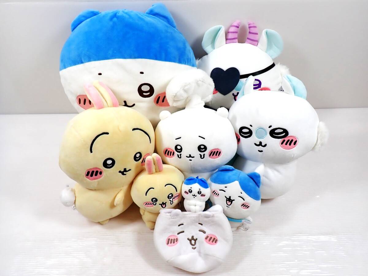 ハチワレ うさぎ ちいかわ モモンガ ぬいぐるみ 32】ちいかわ ハチワレ うさぎ モモンガ ぬいぐるみ まとめて