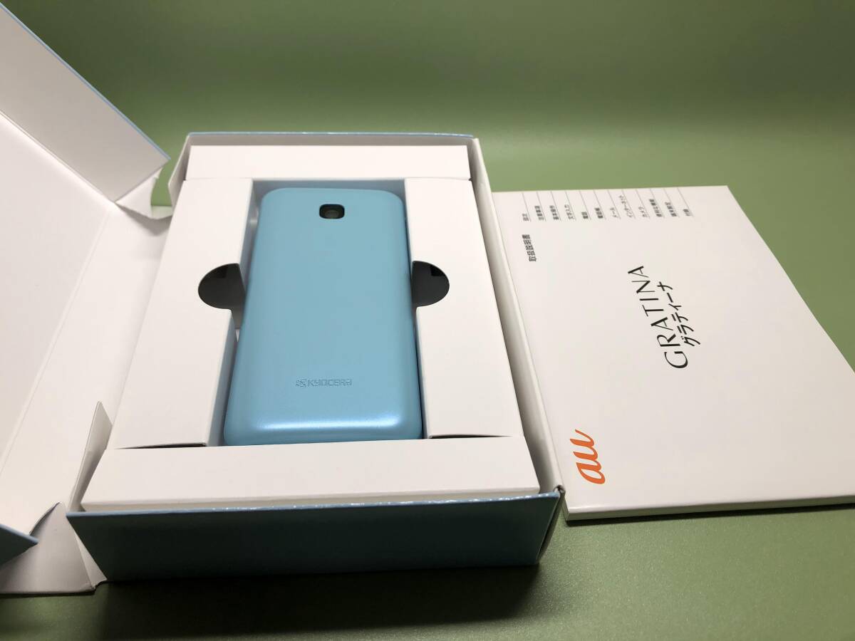au GRATINA KYF42 ライトブルー SIMロック解除済 Simロック解除済み】 au GRATINA KYF42 ライトブルー 4G