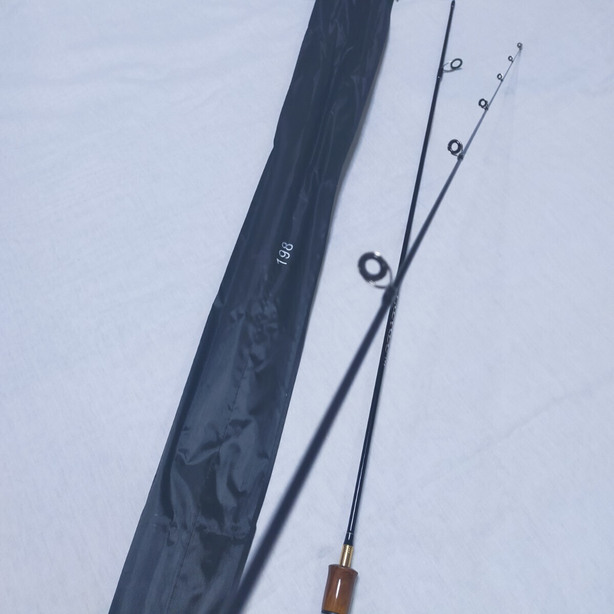 ☆新品送料込☆6.6ftスピニングロッドUL　人気の木目調グリップ　管釣りトラウトやアジング、メバリング、チャビングにもオススメ_画像5