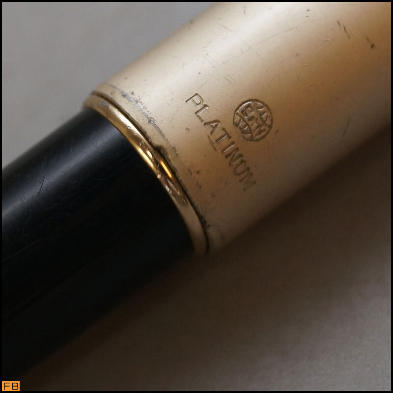 1753-PLATINUM◆万年筆 14K 2本 文具 筆記用具 プラチナ_画像9
