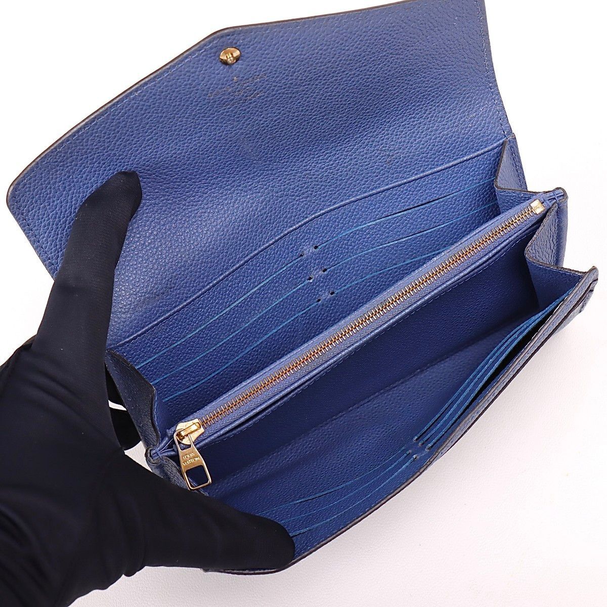 ルイヴィトン 長財布 新型 ポルトフォイユ サラ アンプラント ブルーグレー ルイヴィトン 長財布 新型 ポルトフォイユ サラ アンプラント