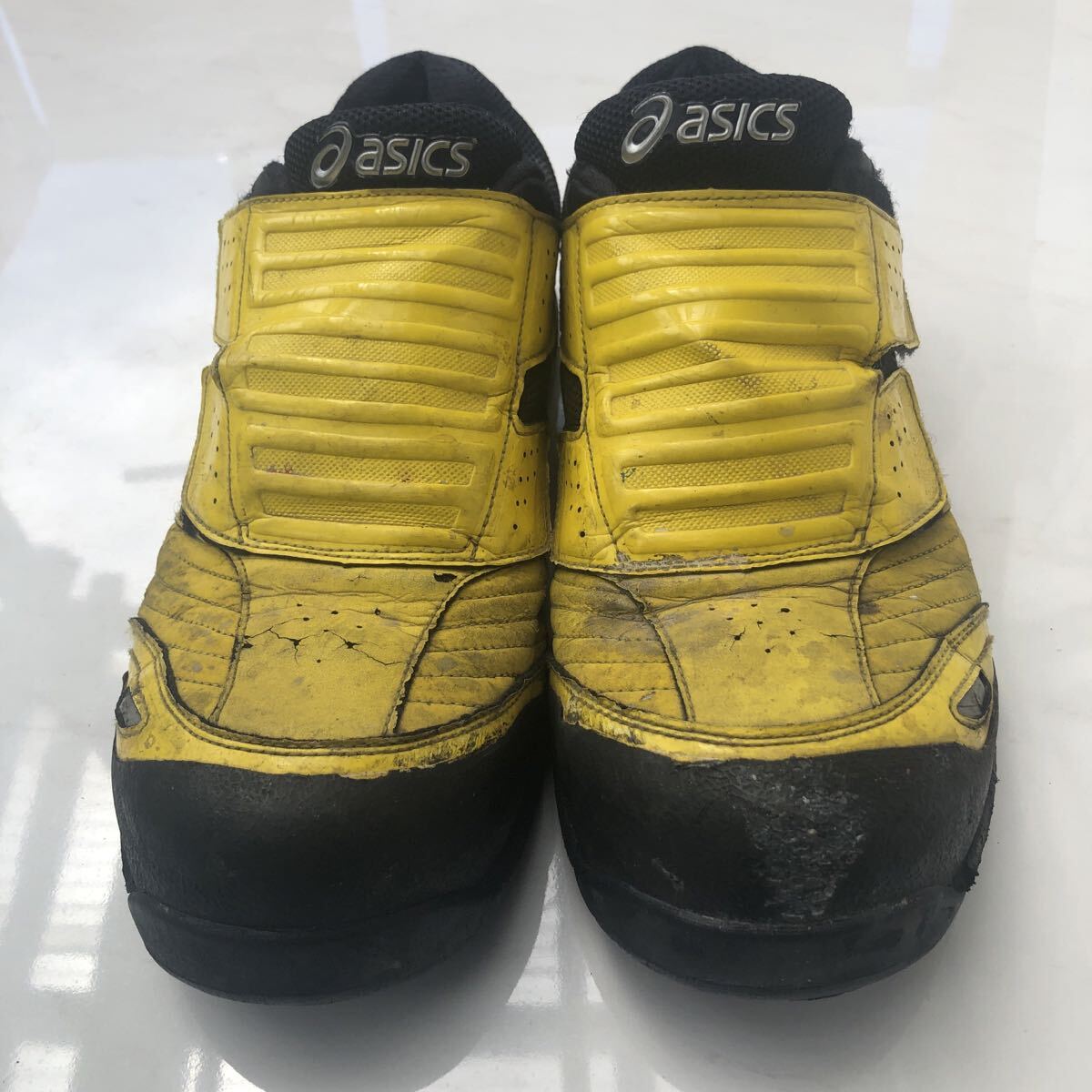 ASICS 安全靴 イエロー ベルクロ アシックス 安全靴 asics イエロー/ブラック 黄/黒 セーフティ